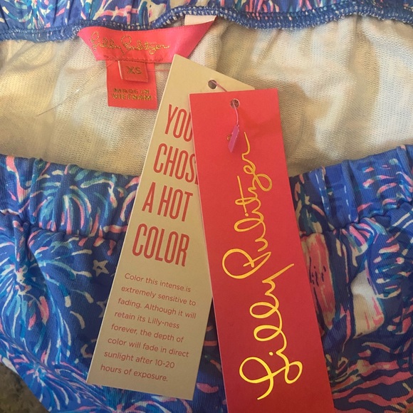 Lilly Pulitzer Jace Strapless Romper in Boca Blue Sailibration, Size XS. NWT - Picture 6 of 7